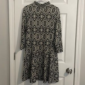 H&M textured fabric dress